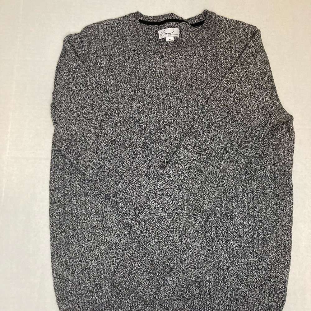 Kim Rogers gray sweater